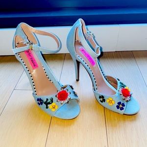 Betsey Johnson Denim Heels
